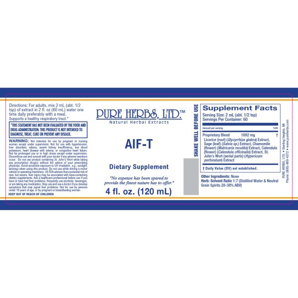 AIF-T  4 fl oz by Pure Herbs - Image 3