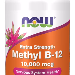 Methyl B-12, Extra Strength 10,000 mcg - 60 Lozenges NOW