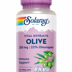 Olive Leaf Extract 22%, 250mg 60 ct - SOLARAY