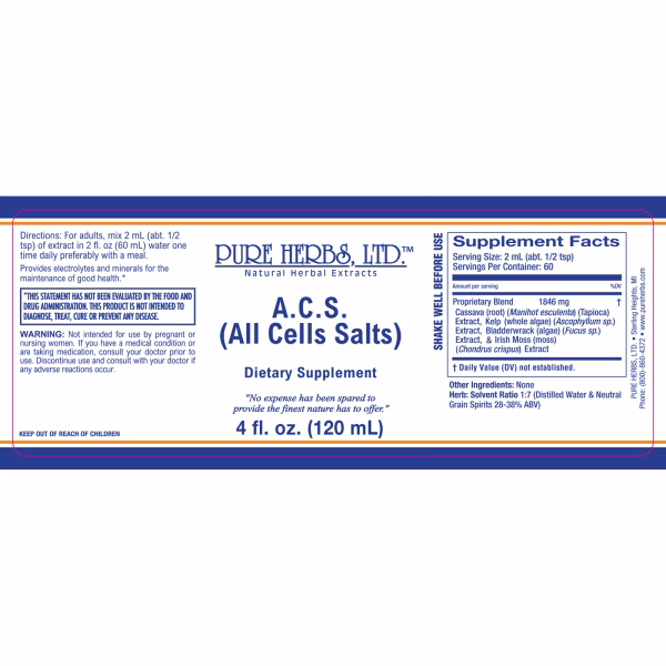 ACS (All Cells Salts) 4 fl. oz. - Image 2