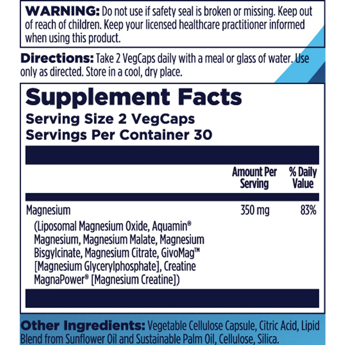 Magnesium 7 Complex 350 mg (120) KAL - Image 2